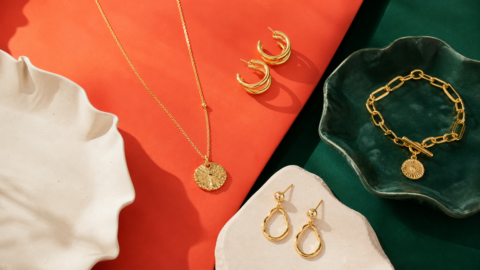AUWE colourful jewellery collection